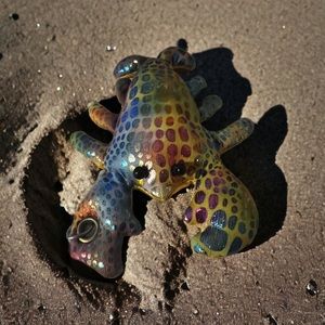 Beach riot Stuffed Animal rainbow lobster.